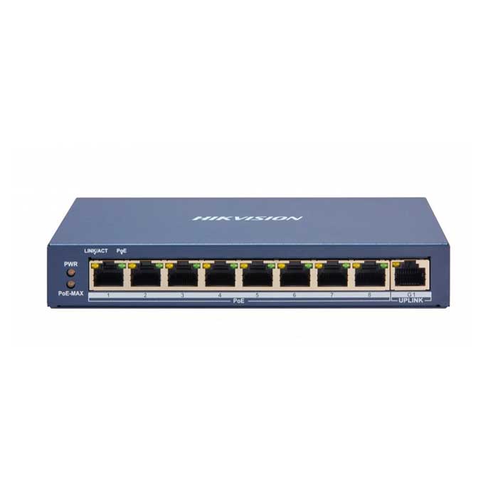 8-Port FE Smart PoE Switch HIKVISION DS-3E1309P-EI